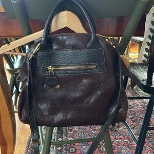 Leather Italian handbag